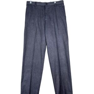 Dockers Easy Khaki Pants Mens 32x32 Blue Classic Fit Flat Front Wrinkle Free NEW